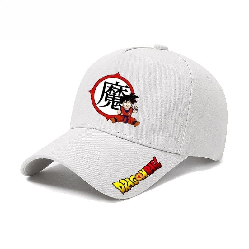 New Dragon Ball Master Roshi Son Goku Hat Creative High-Value Anime Cartoon Letter Print Unisex Casual Versatile Baseball Cap