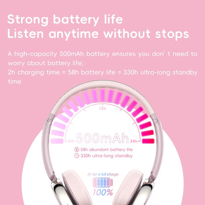FiiO ANYTIME Bluetooth 5.4 Wireless Headphone Noise Cancelling Bluetooth Earphones Hi-Res Wireless Over-Ear Headphones with mic