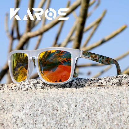 KAROS Polarized Sunglasses Unisex Car Driver Anti-Glare Goggles Outdoor for travel fishing beach UV400 eyeglasses