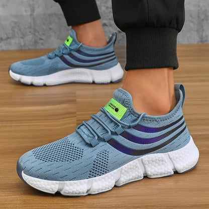 Pantofi sport casual pentru bărbați, adidași ușori și respirabili, antiderapanti, pentru alergare în aer liber, plimbare, tenis și jogging