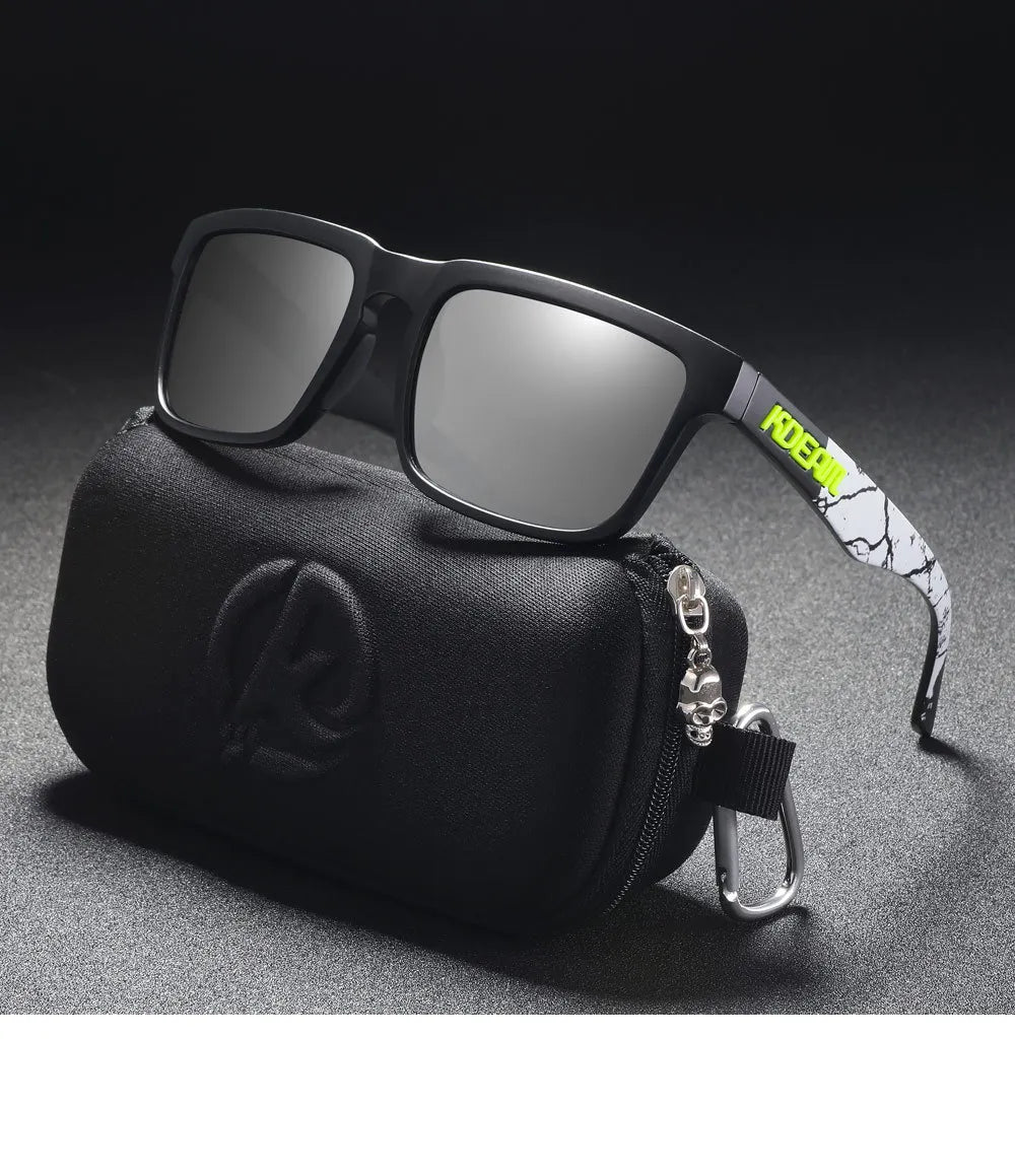 Kdeam High Quality Original Brand Design Polarized Sunglasses for Women Men Fashion Unisex  Trendy Outdoor Eyewear For Couple