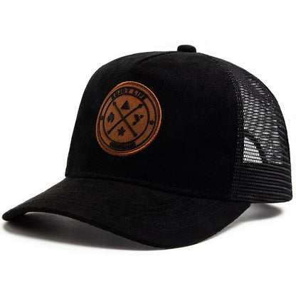 Four Seasons Mesh Baseball Cap Women Men Fashion Casual Breathable Letter Icon Unisex HipHop Trucker Caps Outdoor Sports Dad Hat