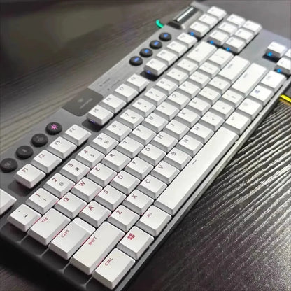 G915 913 TKL G815 G813 Textured Anti Slip Transparent Backlit Keycap, Suitable for Logitech Mechanical Keyboard