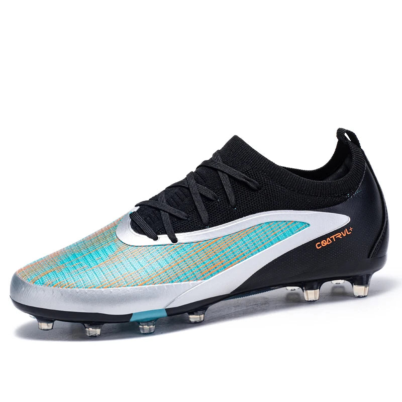 Bottes de Football professionnelles antidérapantes, baskets de sport sur le terrain, TF/FG, chaussures d'entraînement ultralégères, crampons de Football