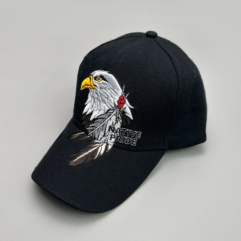 Ear of wheat Eagle Embroidery Baseball Hats New Men Women Fashion Breathable Sunshade Snapback Hardtop Caps Versatile Street ins
