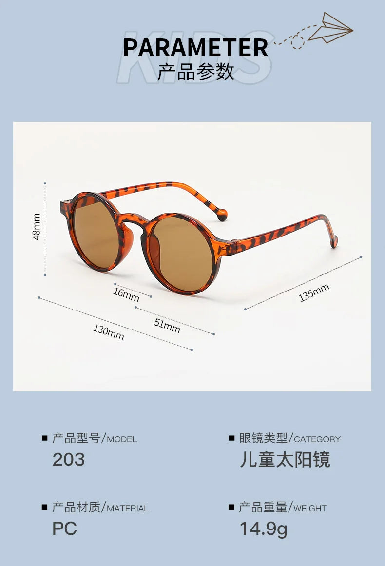 new children's sunglasses Fashion Trend personality street photography children's Sunglasses baby anti ultraviolet glasses
