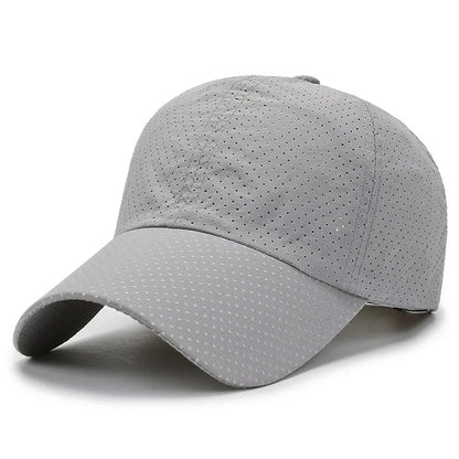 Mesh Quick Dry Cap Men Running Sports Baseball Cap Women Golf Tennis Cap Outdoor Jogging Breathable Sun Hat