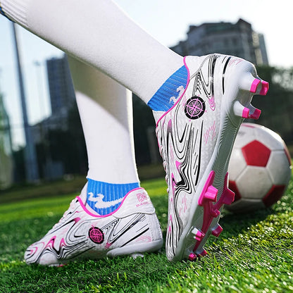 Chaussures de Football basses pour hommes, crampons de Football professionnels pour enfants en plein air, baskets d'entraînement sur gazon de haute qualité, chaussures de Sport, nouvelle collection