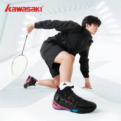 Kawasaki King Series 2.0 Professional Badminton Shoes For Men Women Anti-Twist Sports Original Men's Tennis Shoes Sneakers A3311