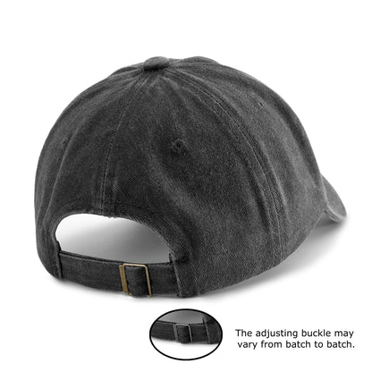 1pc Camel Print Washed Baseball Cap for Adults,  Minimalist Retro Style Casual Soft Adjustable Dad Hat, Perfect As Gift