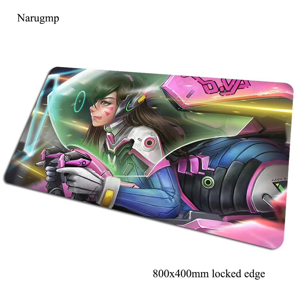 Podkładka pod mysz Overwatch 80x40cm, gamingowa podkładka na biurko, duża mata dla gracza na PC, prezent na Halloween do komputera i notebooka