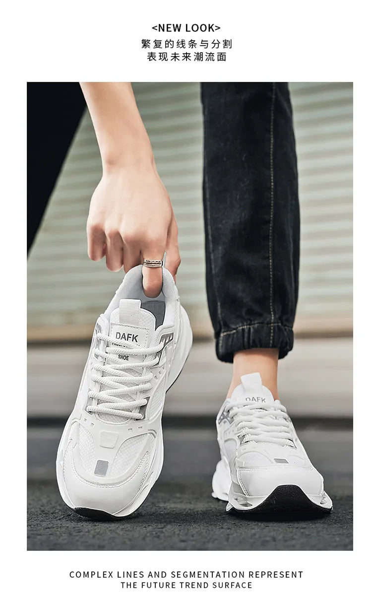 Baskets décontractées pour homme, baskets de luxe, chaussures de course respirantes, mocassins tendance pour homme. Chaussures