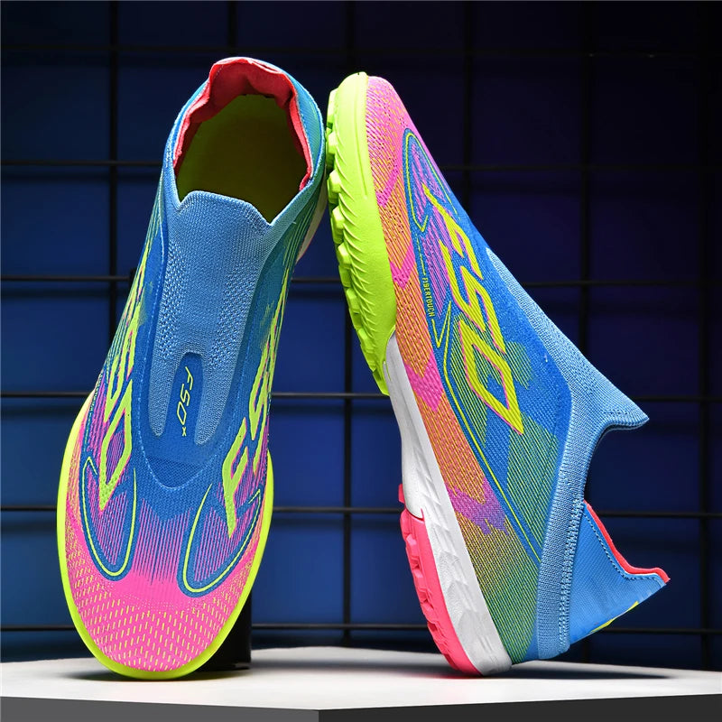 New Men's Soccer Shoes Grass Adult Non-Slip Football Boots Ultralight Sport Indoor Cleats FG Turf Futsal Comfortable