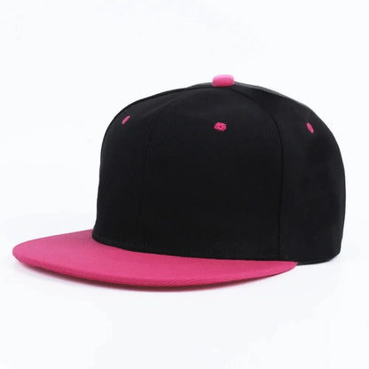 Unisex Cap Acrylic Plain Snapback Hat High Quality Adult Hip Hop Baseball Caps for Men Women Outdoor Leisure Baseball Flat Hat