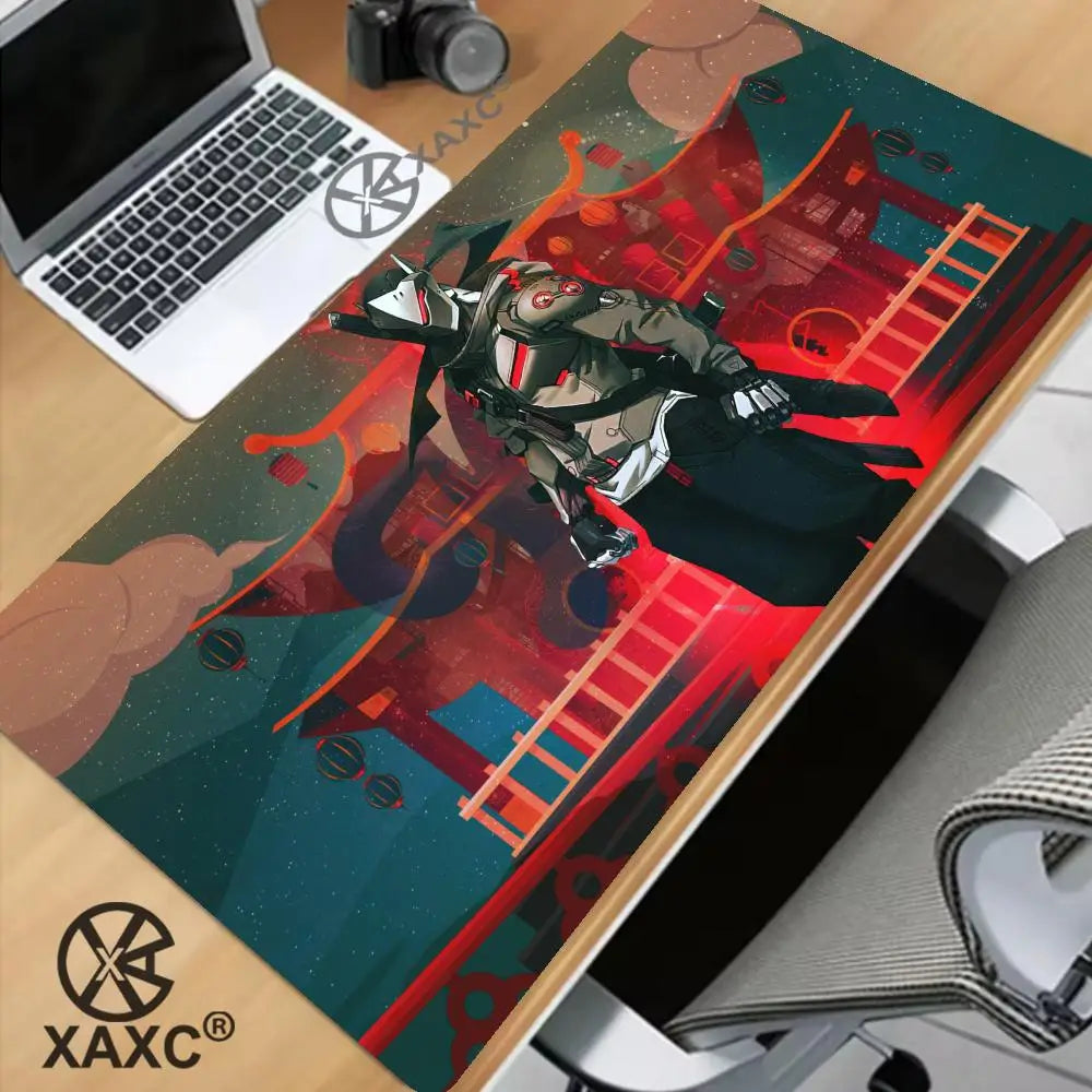 Μεγάλο mouse pad Overwatch Kawaii XXL για PC, επιφάνεια γραφείου υπολογιστή, gamer χαλάκι γραφείου, πληκτρολόγιο, τραπέζι, GamingAccessories MousepadXAXC
