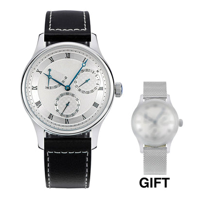 Mens Watch Pilot 40mm 1963 Automatic Mechanical Wristwatch Tianjin ST1780 Movement Army Designer Clock Reojes De Hombre New 2024