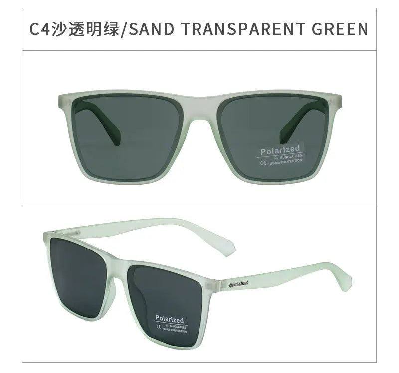 New Style Polarized Sunglasses Men Fashion Unisex Sports Business Black Sun Glasses Sun Protection UV400 Driving Sunshade Women
