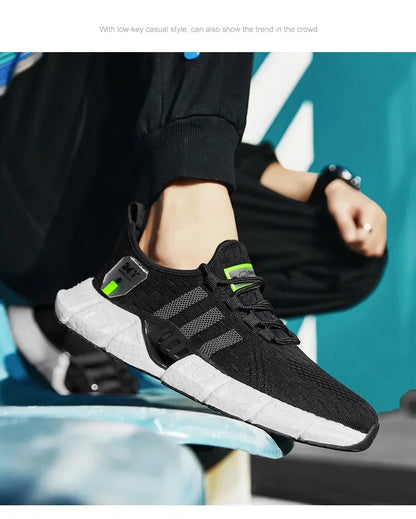 New Fashion Running Sport Shoes Men Sneakers Lightweight Breathable Mesh Comfortable Men's Casual Shoes Outdoor Jogging Zapatos