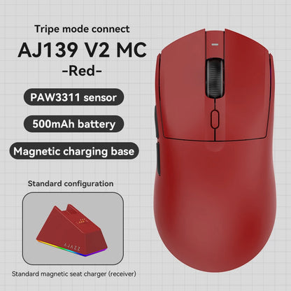 AJAZZ AJ139Pro/AJ139V2MC trådløs mus PMW3395/PAW3311-chipsæt 12000-26000Dpi professionel gamingmus
