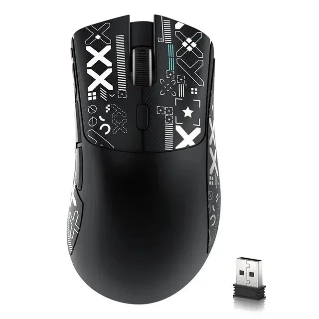 Ултралека мишка ATTACK SHARK R1 59g с PAW3311, 18000DPI, 400IPS, 40G, 1000Hz, три режима, основен чип Broadcom BK3633, 20 милиона кликвания