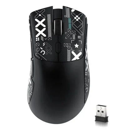 Ултралека мишка ATTACK SHARK R1 59g с PAW3311, 18000DPI, 400IPS, 40G, 1000Hz, три режима, основен чип Broadcom BK3633, 20 милиона кликвания