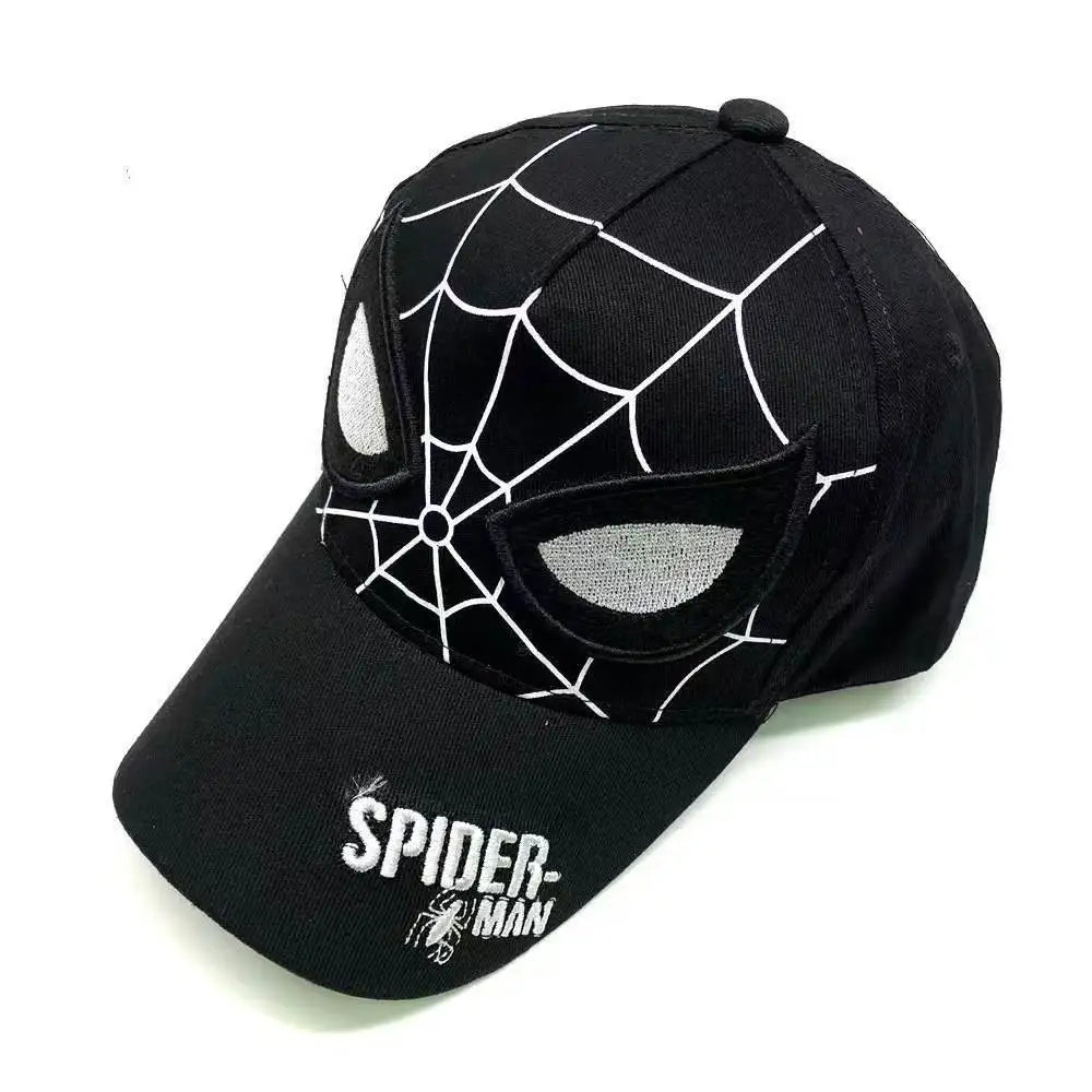 Marvel's new children's cotton skin friendly breathable cartoon sun hat embroidered duckbill cap Spider Man baseball cap