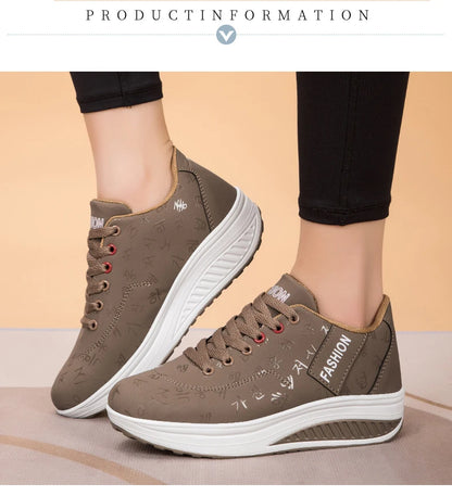 Damen-Sneaker, modische vulkanisierte Damenschuhe, flache Damenschuhe zum Wandern, Plateauschuhe, Übergrößen, Zapatillas Mujer