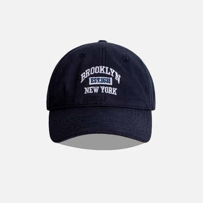 Baseballkeps i mjuk bomull med broderade bokstäver för kvinnor och män, vardags- och friluftssport, med böjd skärm, unisex, hiphop- och pappakepsar