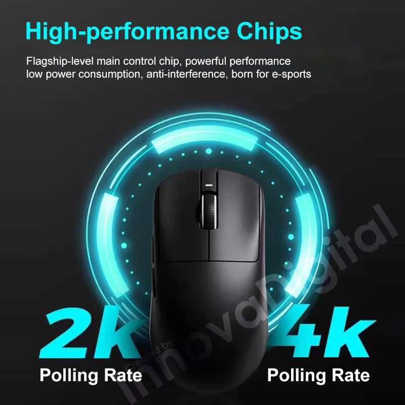 Mouse de gaming wireless ATK VXE Dragonfly R1 Pro MAX PAW3395 R1 SE Plus, mouse FPS esports personalizat, reîncărcabil și ultraușor
