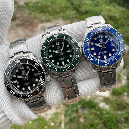 STEELDIVE SD1968 44MM Ceramic Bezel Insert Stainless Steel Case 1000m Waterproof NH35 Dive Watch Automatic