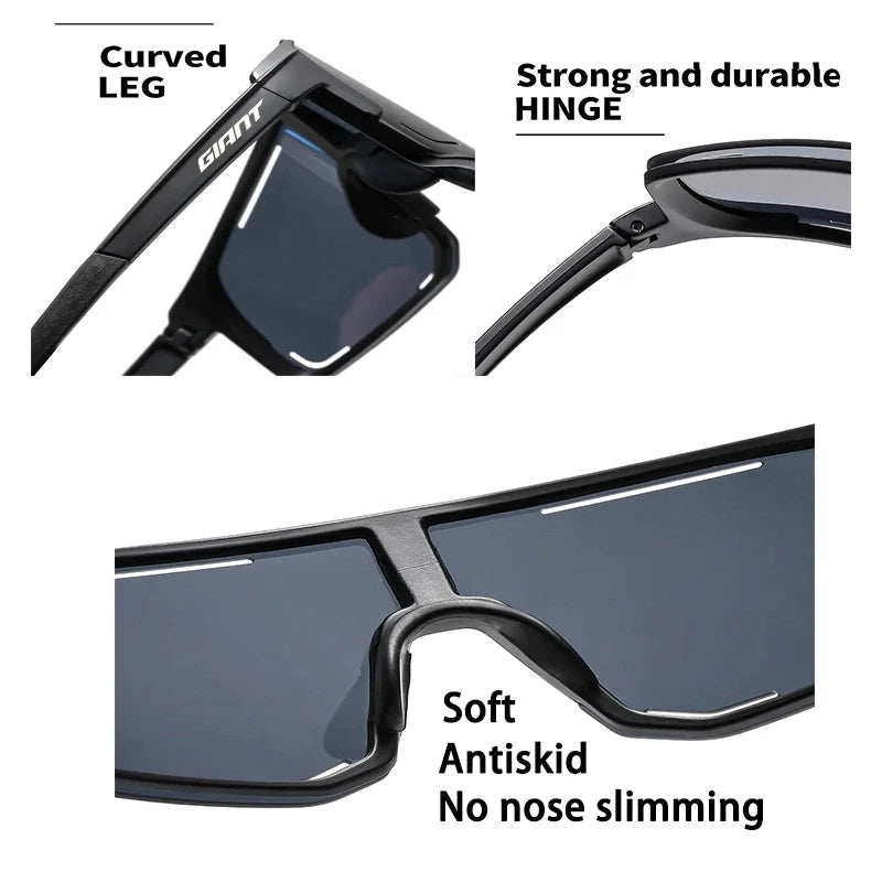giant long-distance Cycling Glasses super light Men WomenAnti-Fog UV400 Protection MTB Bike Glasses with case