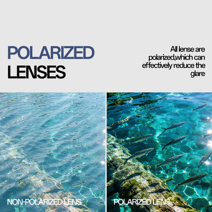 KAPVOE Outdoor Polarized Fishing Sunglasses Beach Ocean Sea Fishing Cycling UV400 MTB Sunglasses Bicycle Sports Hiking Eyewear