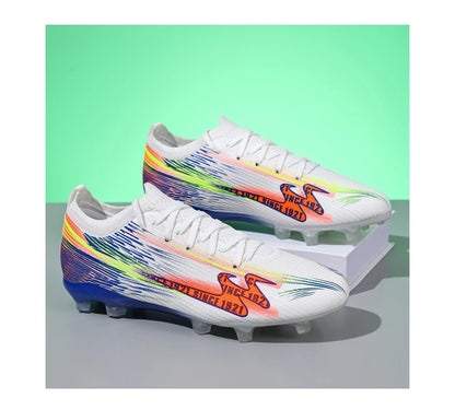 Chaussures de football pour adolescents, adultes, hommes et femmes, crampons universels TF FG tout terrain, chaussures de football avec clous de sol