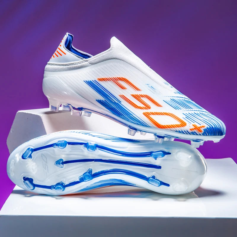 New Men’s Soccer Shoes Grass Football Boots Ultralight Sport Comfortable Indoor Cleats Non-Slip FG Turf Futsal Adult Non-Slip