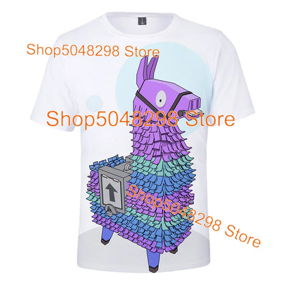 Bushranger Fortnite T Shirt for Kids 3D Print Banana Peely T-shirt Men Women's Tee Battle Royale Game Summer Tops Birthday Gifts