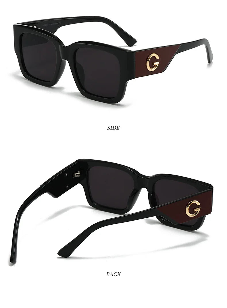 Luxury Brand G Fashion Sunglasses For Women And Men European and American Stylish Square Designer Glasses Unisex Eyewear UV400