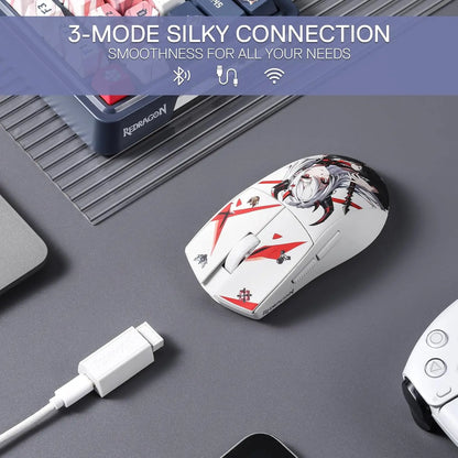Herná myš Redragon M916AK PRO 3-Mode Anime 42G Ultra-Light 26K DPI s plne programovateľnými tlačidlami