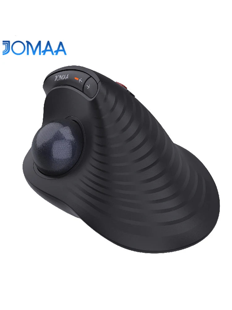 JOMAA Speed Roller-trackballmuis, draadloze duimbediende muis, stille klik, oplaadbare ergonomische trackballmuis