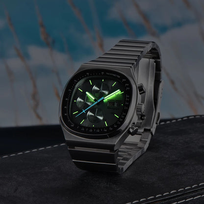 PAGANI DESIGN New PD1819 Men‘s Quartz Watches 40mm Sapphire Stainless Steel Waterproof Luminous C3 Chronograph reloj hombre