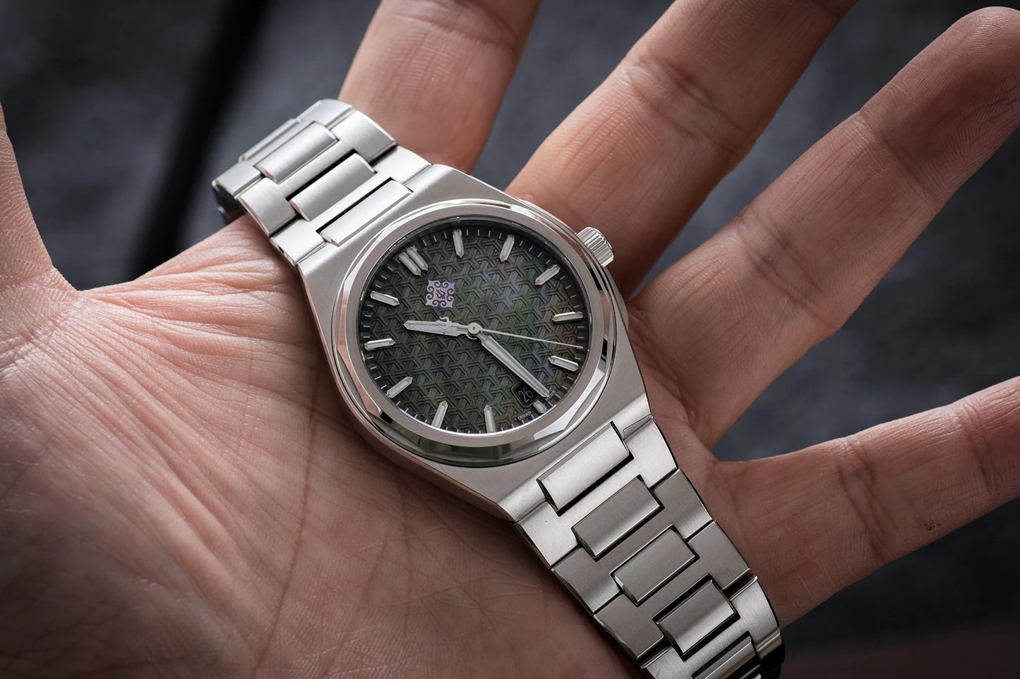IX&DAO 2025 New 37mm Warrior Men's Automatic Mechanical Watch Miyota 9015 Movement Sapphire Stainless Steel Waterproof 10Bar BGW