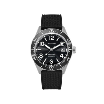 SEESTERN Diver Men's Watch Automatic Mechanical Wristwatches NH35 Movement Ceramic Bezel 20Bar Waterproof Sapphire Luminous S434-2
