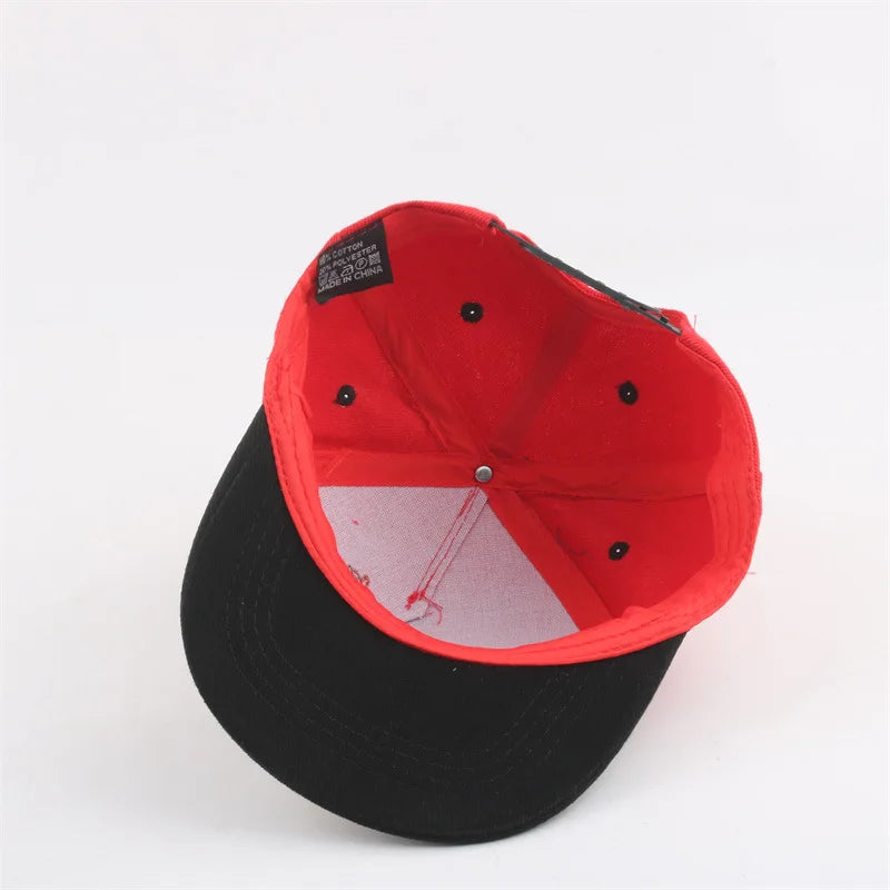 Spider-Man Marvel Peripheral Anime Baseball Cap Cotton Flat Brim Hat Cartoon Decoration Accessories Kid’s Gift Sun Shade Travel