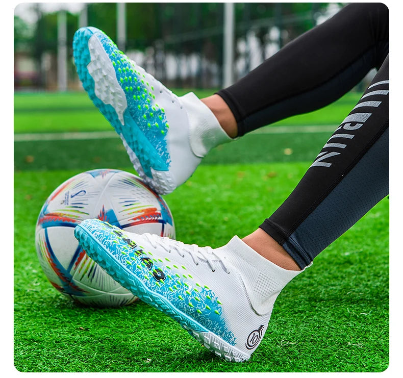 Professionelle fodboldsko til mænd, fodboldstøvler til klubbrug, originale indendørs fodboldsko, støvler til bane, græs og træning, TF/FG-sneakers