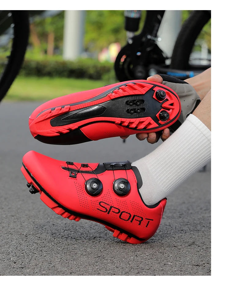 Ténis de ciclismo, sapatos de MTB respiráveis, sapatos de ciclismo de montanha para homem e mulher, sapatos para trilhos, sapatos desportivos para ciclismo de estrada, sapatos de ciclismo com pedais SPD