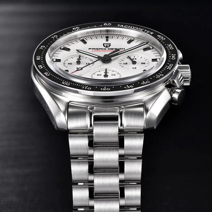 PAGANI DESIGN 2026 New V6 Moon Watches Men Luxury Quartz Watch For Men Speed Sport Chronograph AR Sapphire crystal Wristwatch