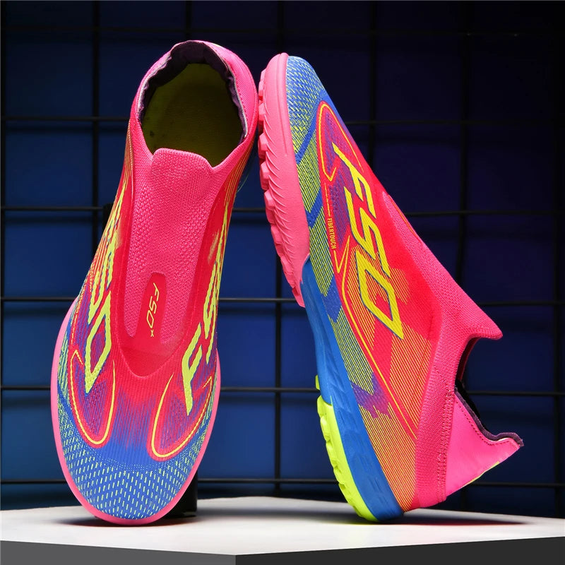 New Men's Soccer Shoes Grass Adult Non-Slip Football Boots Ultralight Sport Indoor Cleats FG Turf Futsal Comfortable