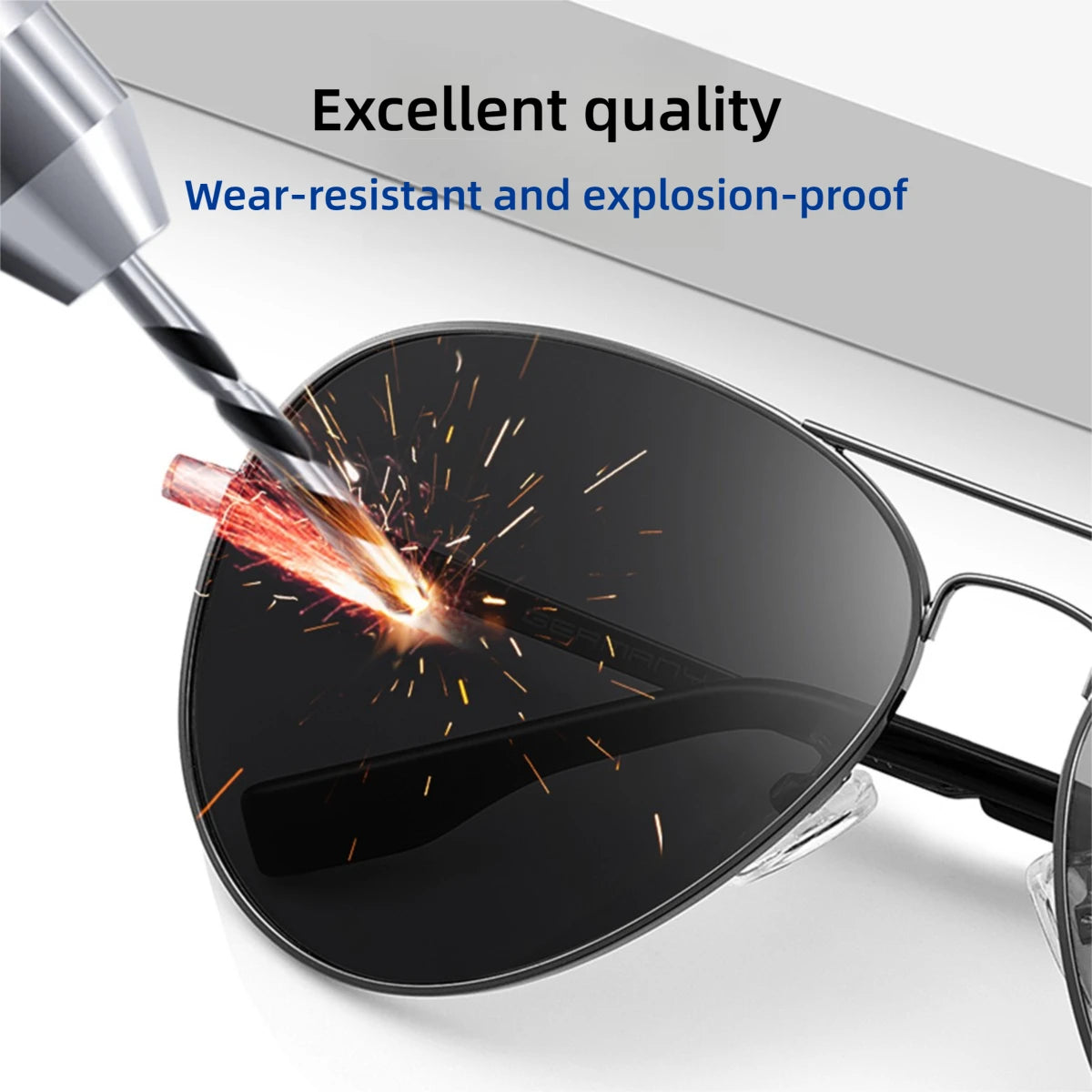CAPONI Avation Sun Glasses For Men Day And Night Photochromic Driving Men's Sunglasses Polarized UV400 Pilot Shades Male BS3104