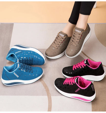 Damen-Sneaker, modische vulkanisierte Damenschuhe, flache Damenschuhe zum Wandern, Plateauschuhe, Übergrößen, Zapatillas Mujer