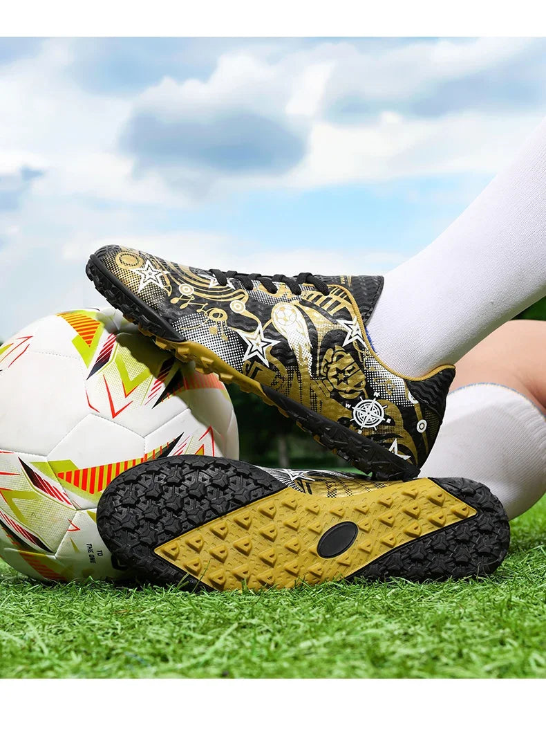 Nouvelles chaussures de football pour hommes et garçons, chaussures de football originales TF/AG, chaussures de football professionnelles pour terrain intérieur, crampons de football, baskets antidérapantes.