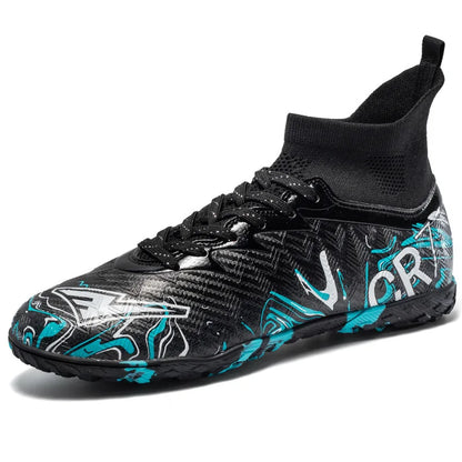 Chaussures de football TaoBo pour hommes – Crampons de haute qualité pour terrain synthétique, baskets de jeunesse, chaussures de terrain, chaussures de futsal pour hommes, baskets de terrain synthétique (Zapatillas de D